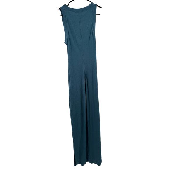 Michael Stars Solange Dress Size Small NEW Tie Waist Maxi Pebble Blue NWOT - Picture 5 of 14